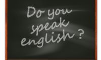 Do you speak English on blackboard