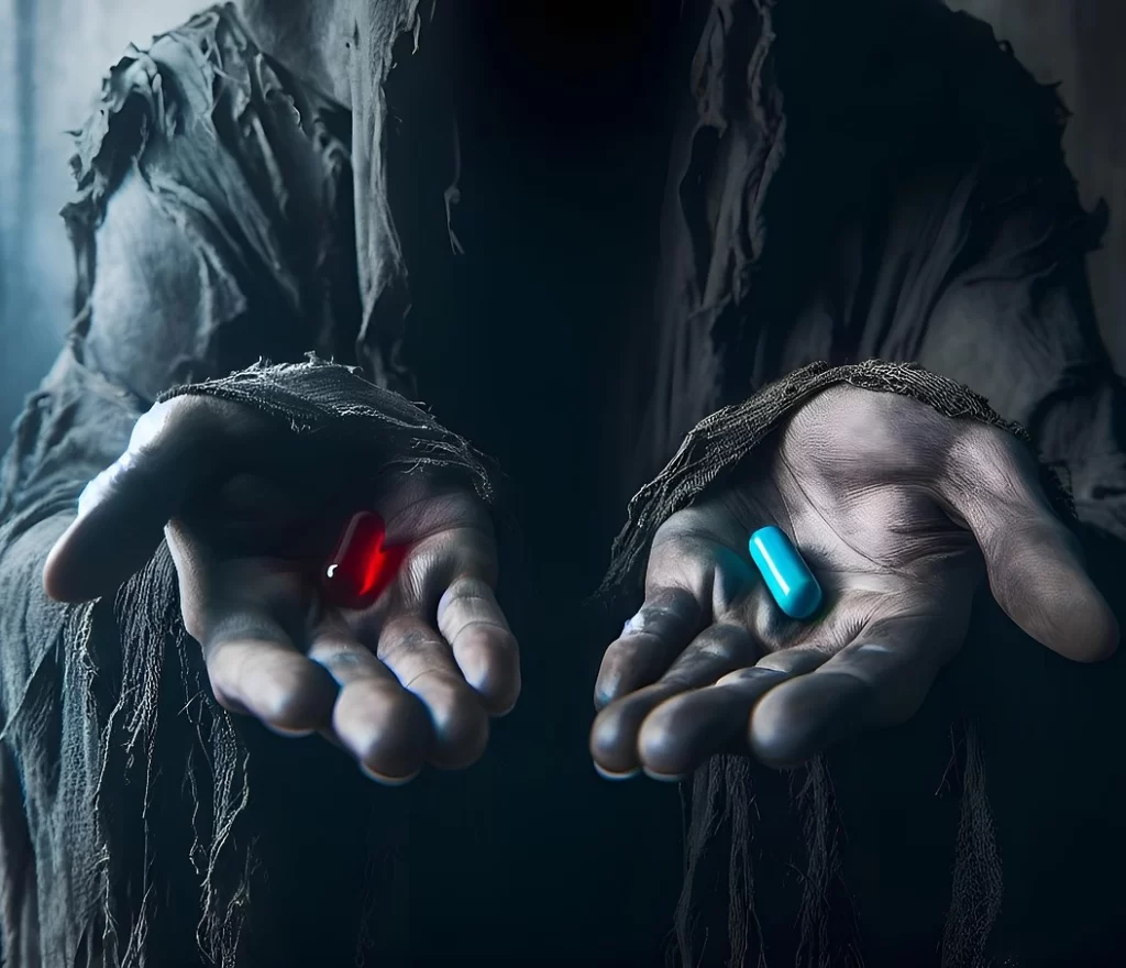 red pill blue pill choice_the best value from an agency